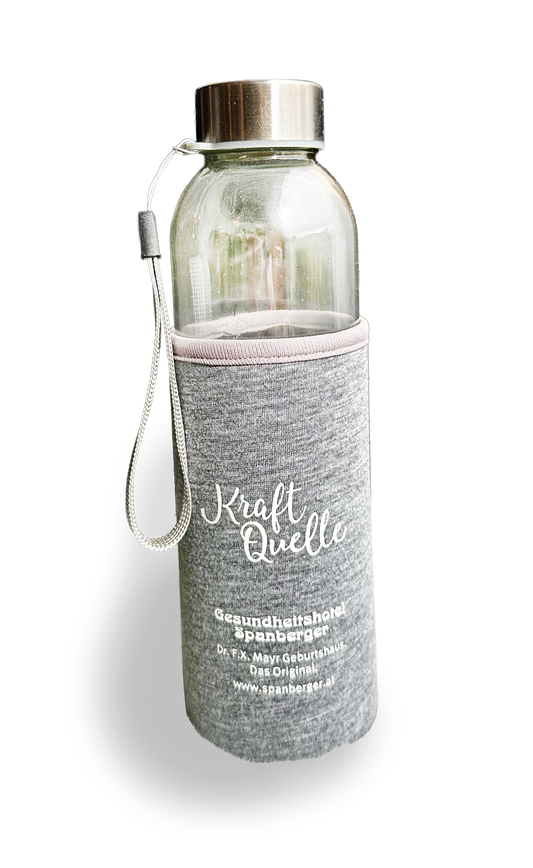 Glasflasche „Kraftquelle“